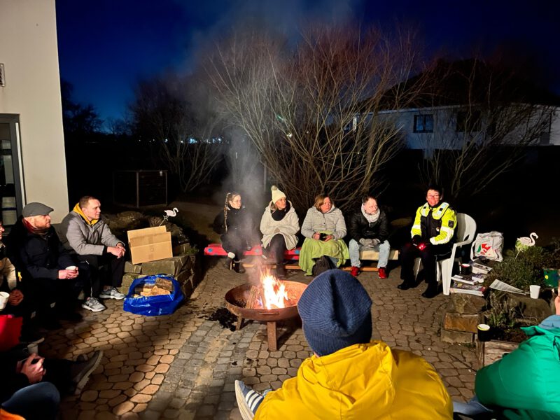 Elternabend mal anders – bei Lagerfeuer und (Kinder)Punsch in der Villa